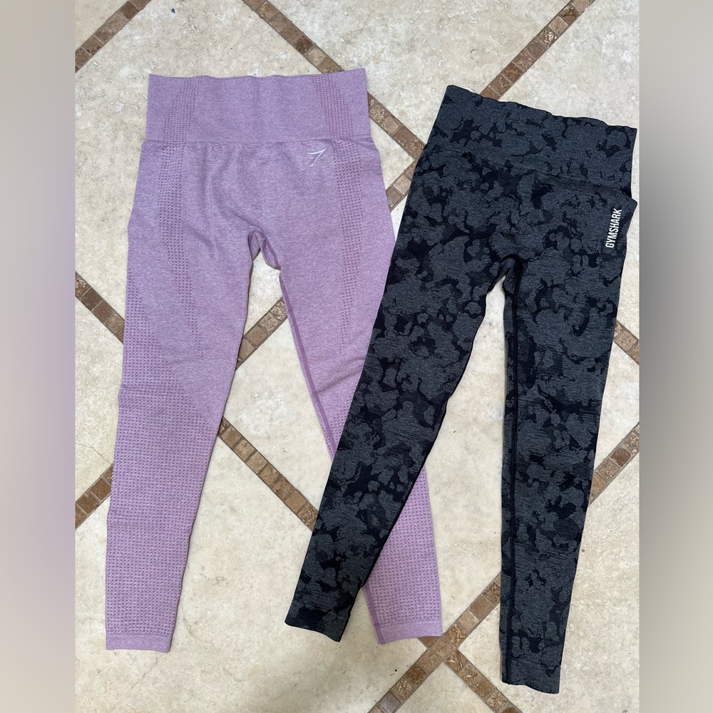 2 pairs of Gymshark leggings size S